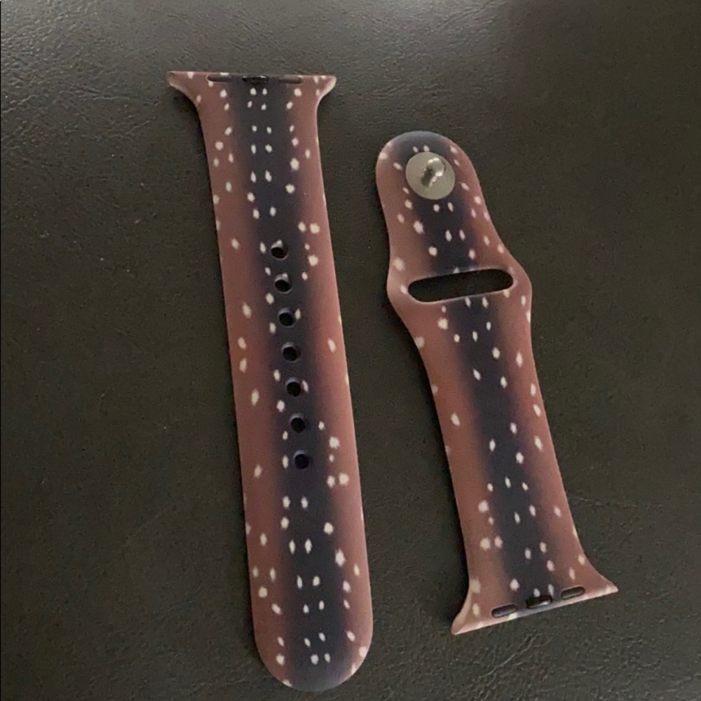 Deer print watch band for Apple Series 3